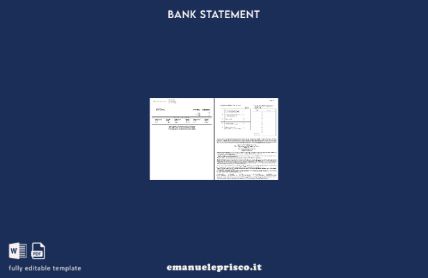 pagine di parole dell'estratto conto bancario delle regioni USA Tennesse in st 1